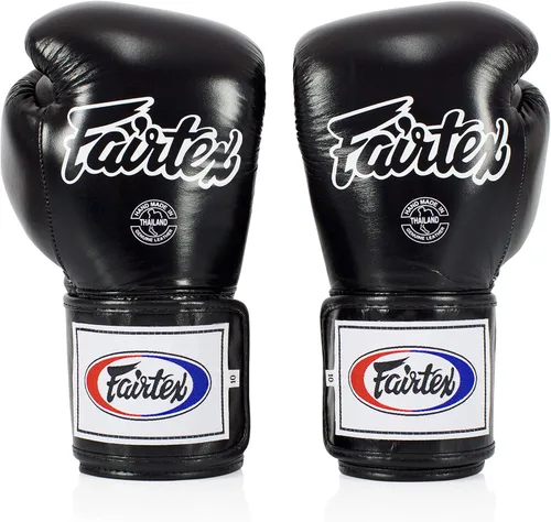 Vista 3 de Fairtex BGV5 Muay Thai Guantes de boxeo para hombres, mujeres, niños Diseño especial de pulgar Guantes de MMA, kickboxing, gimnasio, fitness