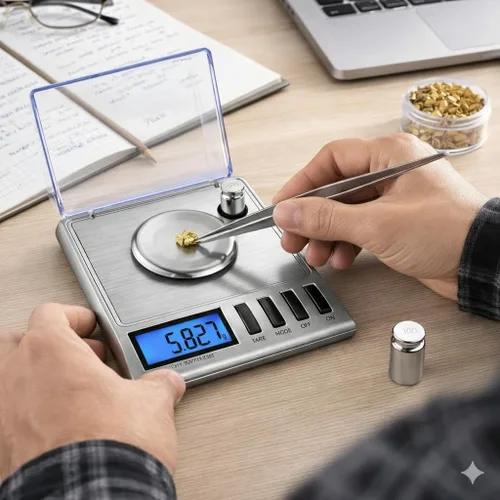 Vista 9 de Smart Weigh GEM20 - 20 g x 0,001 gramos, balanza digital de alta precisión en miligramos para joyería, recarga, balanza para joyas y gemas, pesas