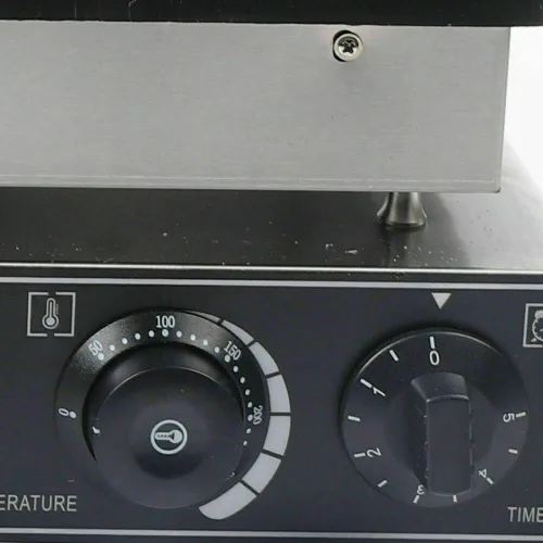Vista 7 de Mini máquina holandesa para hacer panqueques, máquina comercial antiadherente para hacer donas, panadero, 50 ranuras, máquina eléctrica
