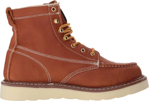 Vista 6 de Ad Tec Botas de trabajo para granjeros ligeras sin barro de 6 pulgadas para hombre, resistentes con puntera tipo mocasín, transpirables, con forro