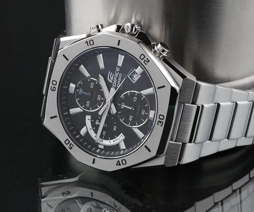 Vista 3 de Casio Mens Chronograph Quartz Watch Edifice with Stainless Steel Strap