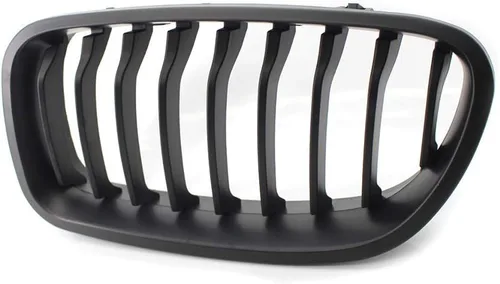 Vista 6 de Zhisheng - Parrilla delantera para riñón BMW, color negro mate, línea de listón, compatible con BMW F10 F11 5 Series M5 4D Sedan / 5D Touring