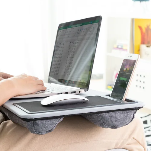 Vista 3 de Escritorio Portátil para Ordenador con Cojín XL Deskion InnovaGoods