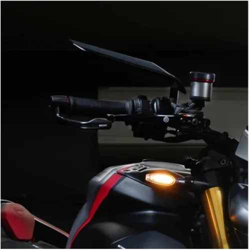 Vista 5 de Motorcycle Rearview Mirror For FZ8 FZ-8 Motorcycle Mirrors Stealth Winglets Mirror To Rotate Adjustable Mirrors