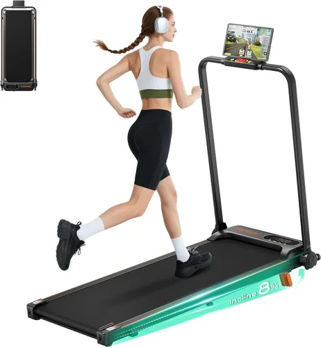Vista 9 de TREAFLOW Walking Pad Treadmill, Under Desk Treadmills for Home