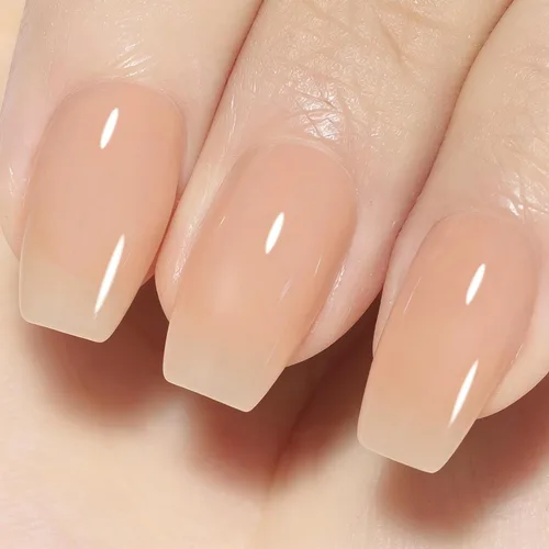 Vista 27 de YTD Likomey Esmalte de uñas de gel azul gelatina, 49.2 ft, translúcido transparente de pigmento fino, gel de uñas UV, manicura y pedicura