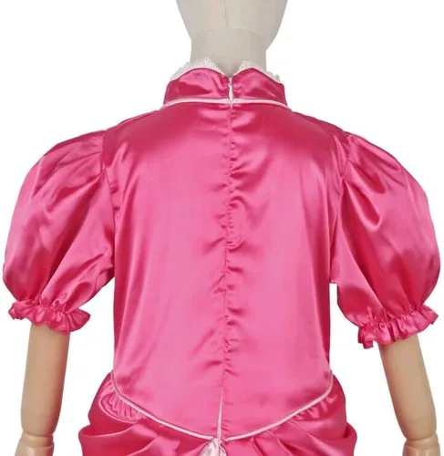 Vista 6 de CICOCI Kids Princess Peach Costume For Girls Dress Pink Jumpsuit for Girls Dress Halloween Costume Cosplay Outfit