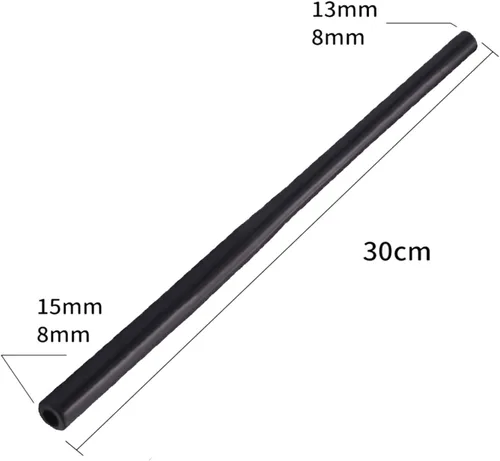 Vista 2 de Enchufe universal para bujías para automóviles y motocicletas, tubo de goma reutilizable, fácil instalación portátil y extracción (negro)