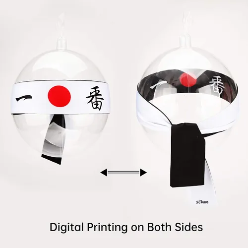 Vista 16 de Diadema reversible de guerrero, Bushido Hachimaki para karate, Halloween, sushi