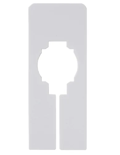 Vista 3 de NAHANCO QSDWBLANK50, Divisores rectangulares blancos de tamaño de ropa, en blanco, kit de 50