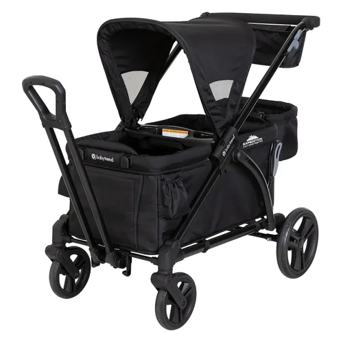 Vista 13 de Baby Trend Cochecito Vagón Expedition/Tour LTE 2 en 1, Azul Desierto