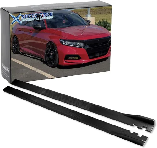 Vista 15 de Xotic Tech - Faldas laterales inferiores para automóvil, protector de panel basculante, divisor de alas, difusor de línea inferior, kit de cuerpo