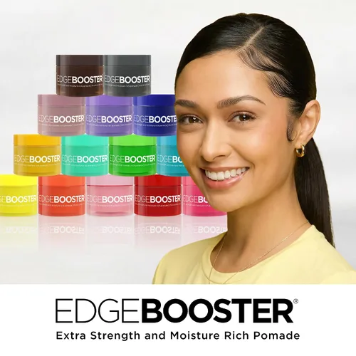 Vista 2 de Style Factor Edge Booster Pomada extra fuerte y rica en humedad Gel de control de bordes fuerte para cabello grueso y grueso Estilo de alto