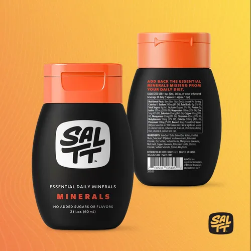 Vista 9 de SALTT - Minerales (2 oz) - Gotas de Minerales Traza - Sodio, Potasio, Magnesio, Zinc, Cobre - Ultra Bajo en Carbohidratos - Cero Azúcar, Vegano, Sin