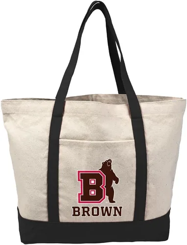 Vista 332 de Campus Lab Bolsa de lona con logotipo primario colegiado con bolsillo externo, bolsa de hombro reutilizable para ir de compras, playa Águilas A&m