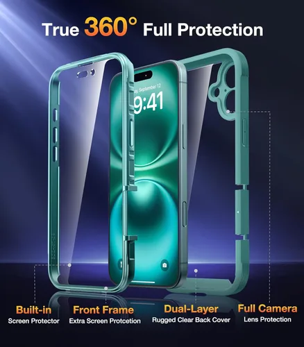 Vista 304 de DIACLARA - Funda transparente compatible con iPhone XR 6.1 pulgadas 2018