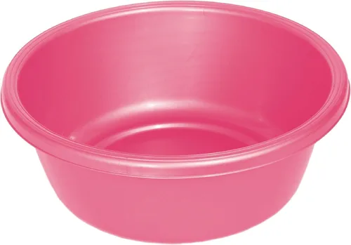 Vista 3 de Ybm Lavabo para casa, redondo, de plástico Blanco con puntos