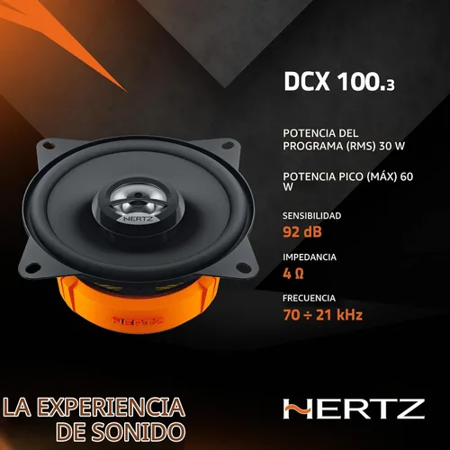 Vista 5 de HERTZ Dieci Series DCX-1003 Altavoces coaxiales bidireccionales de 4" - Par
