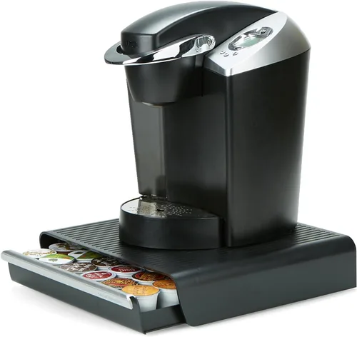 Vista 5 de Mind Reader "Hero único Serve monodosis de café cajón de almacenamiento, Holds 36 K-Cup, 42 CBTL/Verismo/ Dolce Gusto, Negro