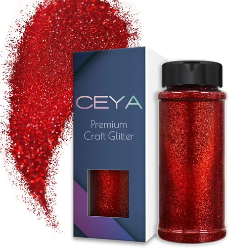 Vista 32 de Ceya - Polvo de purpurina holográfica ultra fina, 1.1 LB/17.63 OZ, color negro láser, 1/128' 0.008' 0.2mm, en masa para manualidades, resina, vasos