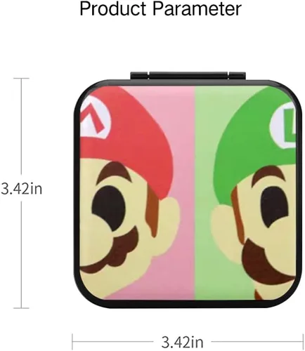 Vista 6 de PERFECTSIGHT Game Card Case for Nintendo Switch Switch Lite Switch OLED, Cute 12 Game Holder Cartridge Case for Game Cards and 12 SD Cards, Kawaii