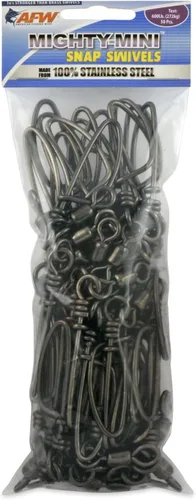 Vista 14 de American Fishing Wire Mighty Mini grúa giratoria, línea de pesca esencial, equipo de pesca compacto, giro de agua salada, giro de acero inoxidable
