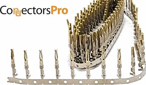 Vista 7 de PC Accessories - Conectores Pro D-Sub 0.079 in Hembra Crimp Pins, 200Pack 0.079 in Gold Tin Plated DB Pin para DB9 DB15 DB25 DB37 DB50 Conectores