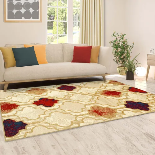 Vista 8 de BLUENILEMILLS BNM - Alfombra de pasillo para interiores con respaldo de yute, perfecta para cocina, dormitorio, madera dura, sala de estar Beige