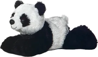 Aurora® Adorable Mini Flopsie™ Mei Mei™ Animal de peluche, facilidad juguetona, compañeros atemporales, color blanco, 8 pulgadas