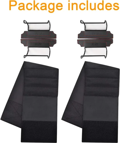 Vista 8 de TFY - Soporte de reposacabezas de coche para reproductor de DVD portátil Sylvania SDVD9805