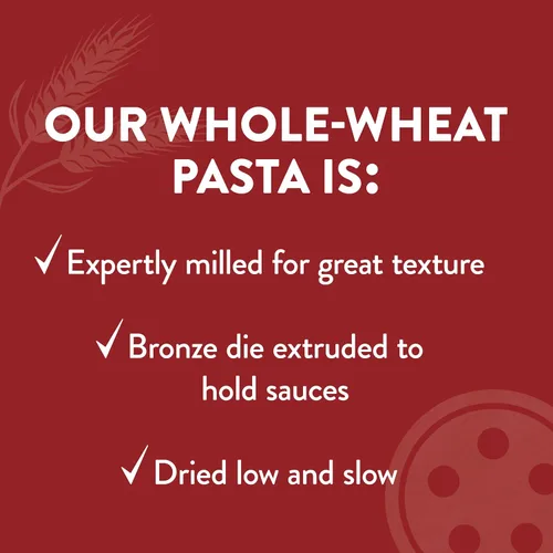 Vista 6 de DeLallo Pasta Linguine de trigo entero, bolsa de 1 libra, (paquete de 8), 100% orgánica, fideos integrales, hecha con trigo duro entero, corte