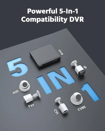Vista 7 de ANNKE 8CH 3K Lite 2MP CCTV Sistema de cámara de seguridad con cable al aire libre, 1TB HDD