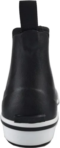 Vista 4 de SYLPHID Botas de tobillo para hombre, impermeables, zapatos de lluvia de neopreno, calzado de goma para jardinería, pesca, caza y campamento