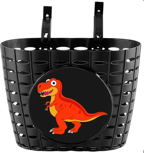 Vista 13 de Boys Bike Basket, Cute Bicycle Basket for Kids, Toddlers, Plastic Front Handlebar Basket for Scooter, Tricycle