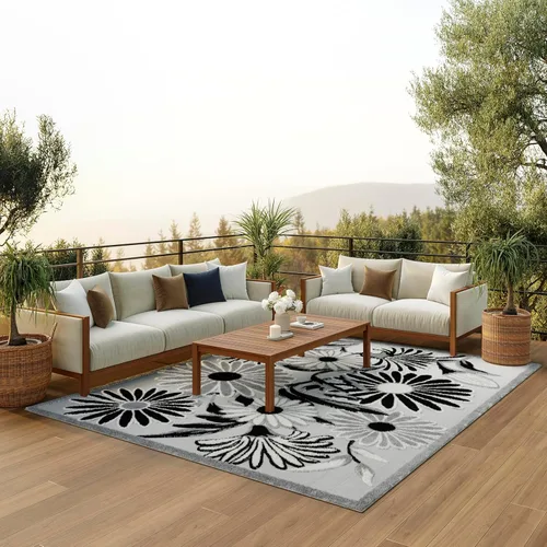 Vista 17 de Nourison Home Aloha - Alfombra beige de 2 pies 3 pulgadas x 12 pies, fácil de limpiar, no se desprende, para dormitorio, sala de estar, comedor
