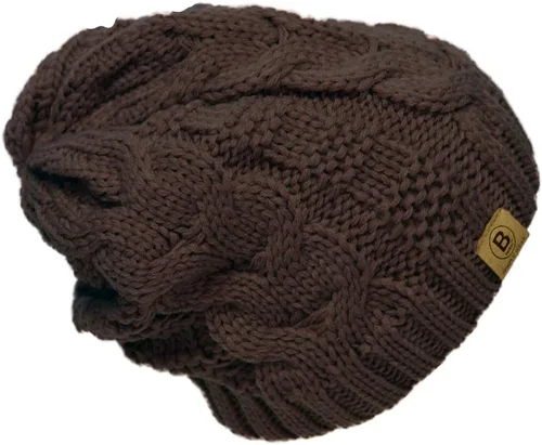 Vista 2 de Gorro de invierno para mujer, gorro de pescador de punto holgado para hombre
