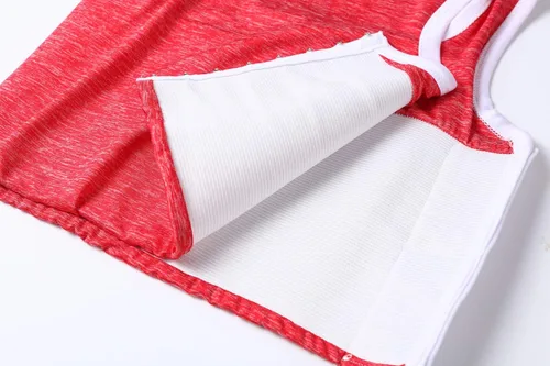 Vista 6 de JARAZIN Camiseta sin mangas para mujer Tomboy con banda elástica