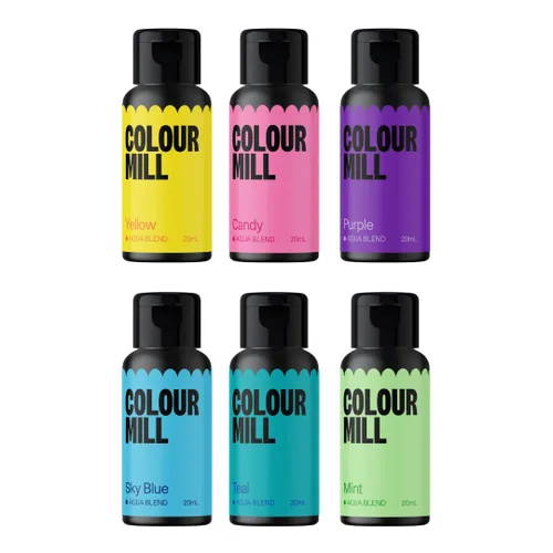 Vista 54 de Colour Mill Aqua Blend Colorante de alimentos a base de agua, 20 mililitros - Colección completa - Todos los 60