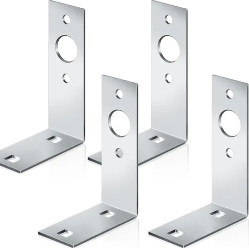 Vista 9 de Dunzy 2 soportes de luz de remolque galvanizados para montaje en forma de L, soporte de luz trasera para barcos, accesorios de piezas de remolque