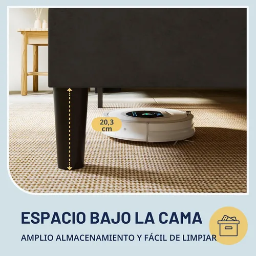 Vista 7 de Allewie Marco de Cama de Plataforma de Terciopelo Tamaño Completo con Cabecera Acolchada Vertical con Respaldo Alto, Fácil Montaje, Almacenamiento