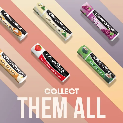 Vista 2 de ChapStick Hidratante de labios, fresa clásica, paquetes de 3 (12 juegos/36 tubos) – Bálsamo labial a granel, afrutado y dulce, 0.15 oz Ea