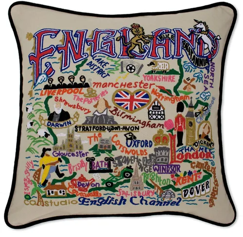Vista 94 de Catstudio Portland (Oregon) - Almohada decorativa bordada