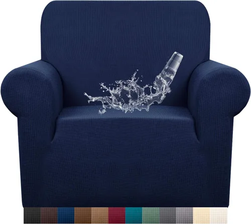 Vista 32 de Granbest Funda de Sofá Premium Repelente al Agua de Alta Elasticidad Funda Deslizable para Sofá de Tela Súper Suave (Beige, Grande)