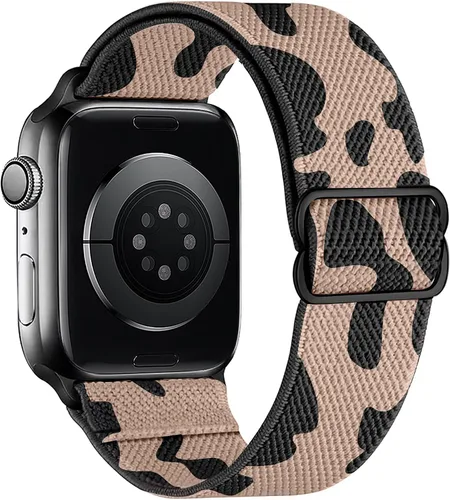 Vista 32 de Correas elásticas de nailon compatibles con Apple Watch de 1.496 pulgadas, 1.575 pulgadas, 1.614 pulgadas, 1.654 pulgadas, 1.732 pulgadas, 1.732