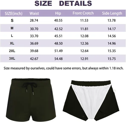 Vista 5 de COOFANDY - Traje de baño para hombre