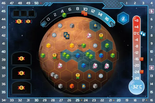 Vista 4 de Terraforming Mars: El juego de dados, para 1 a 4 jugadores, mayores de 14 años