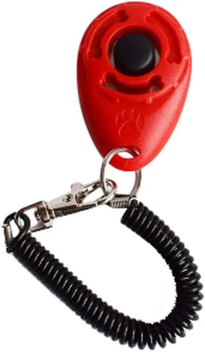 Vista 7 de SERYU 1 correa de muñeca para entrenamiento con clicker, para perros y mascotas, Negro -, Talla única