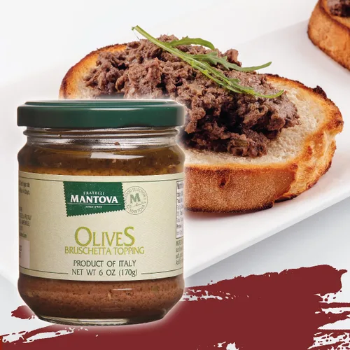 Vista 5 de Mantova Mezcla de cobertura de bruschetta italiana 4/6 oz