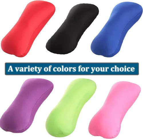 Vista 6 de Almohada de cuello de microcuentas para apretar, almohada para reposacabezas de hueso y soporte cervical, cojín cómodo y suave de tubo universal