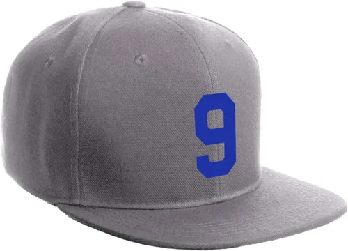 Vista 22 de Número de equipo modificado para requisitos particulares del jugador del color del sombrero del Snapback de la visera plana clásica de la visera
